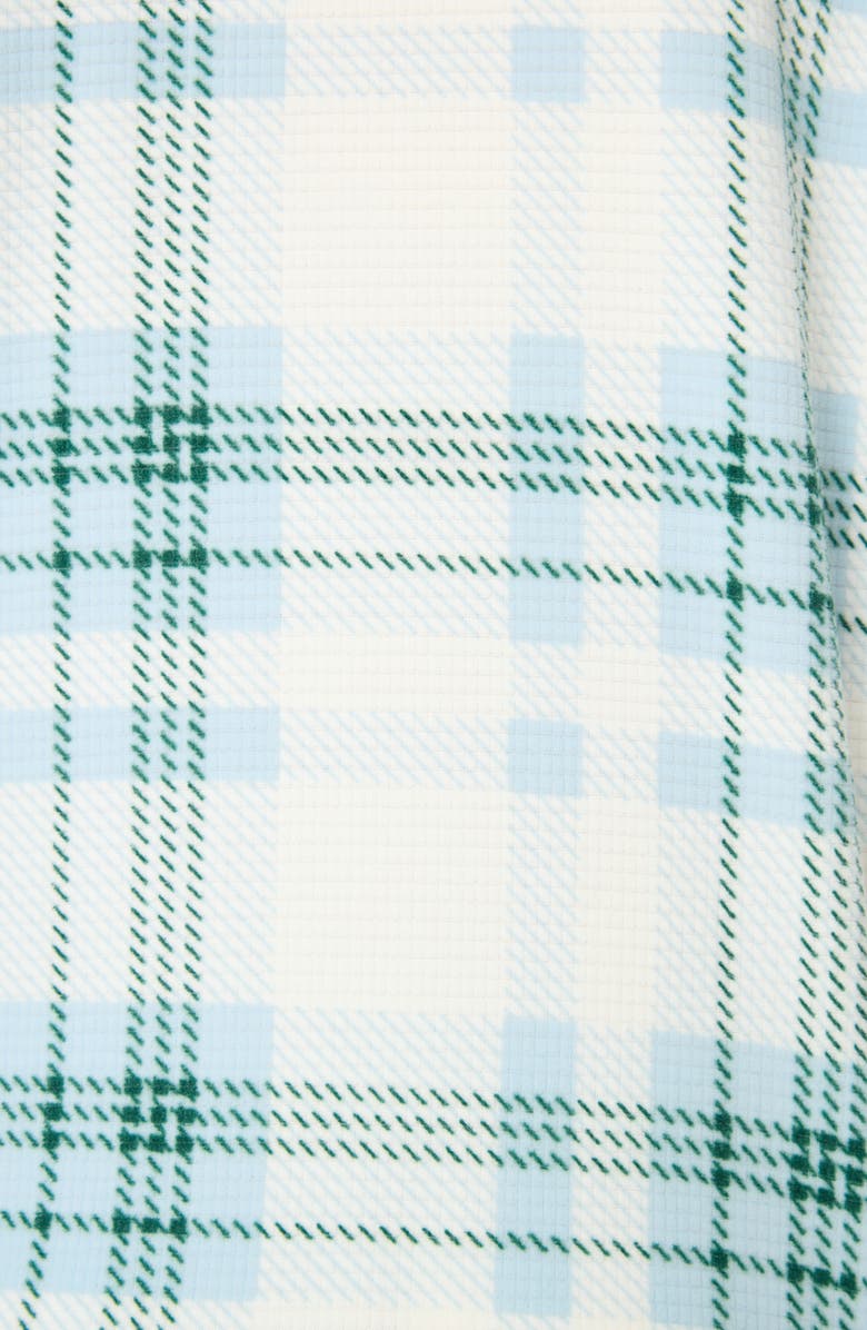 PJ Salvage Winter Land Plaid Thermal Velour Pajamas, Alternate, color, Ivory