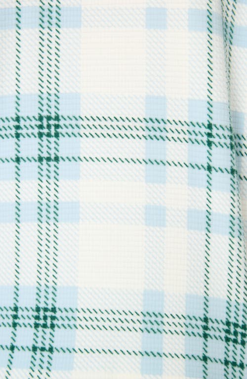 Pj Salvage Winter Land Plaid Thermal Velour Pajamas In Green