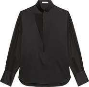 Helmut Lang Relaxed Fit Silk Shirt
