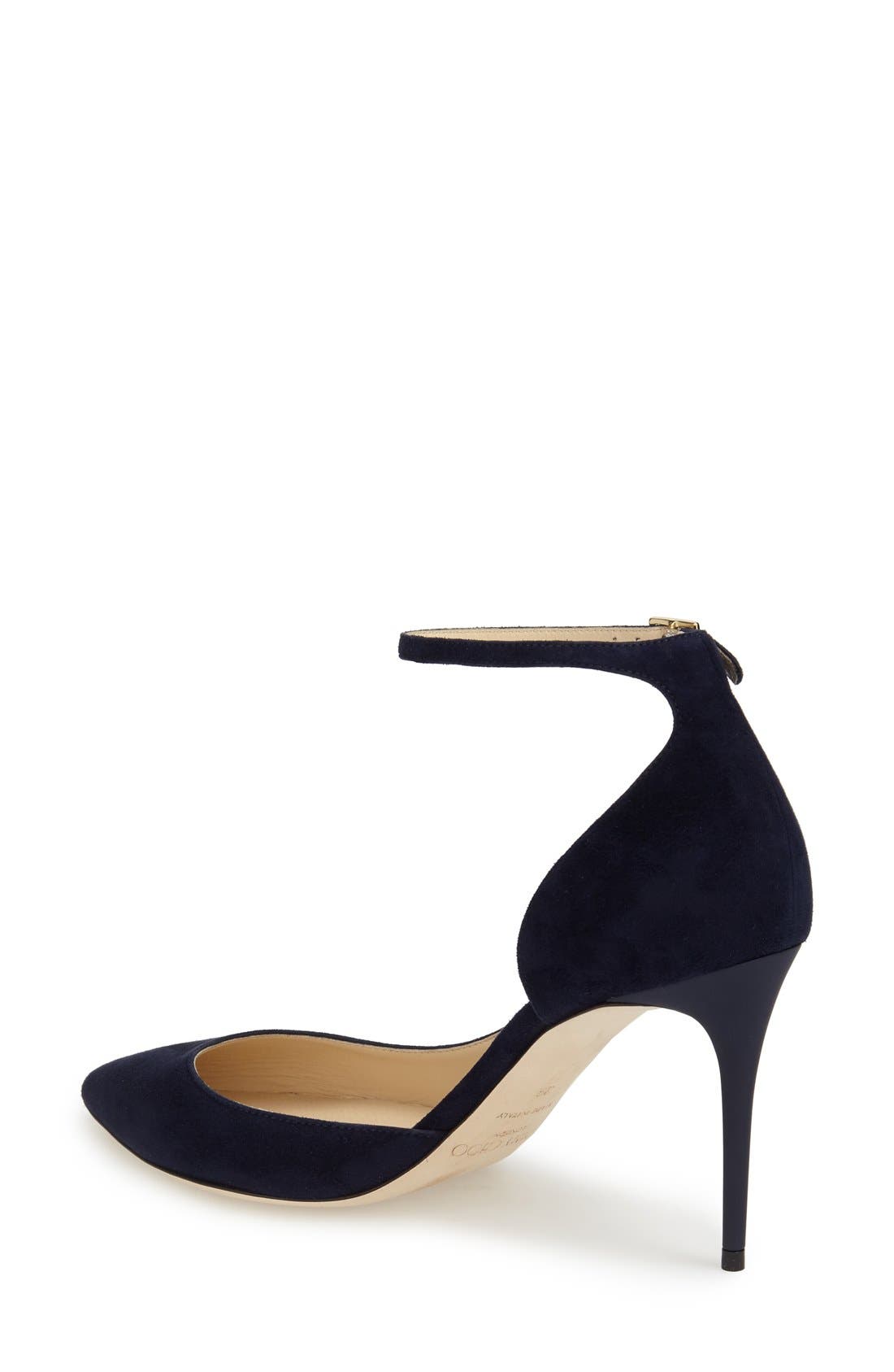 Jimmy Choo 'Lucy' Half d'Orsay Pointy Toe Pump, Alternate, color, 