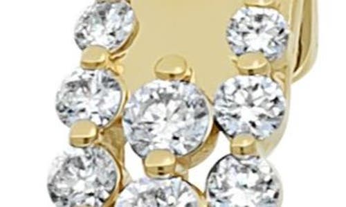 Bony Levy Rita Diamond Half Hoop Earrings In 18k Yellow Gold
