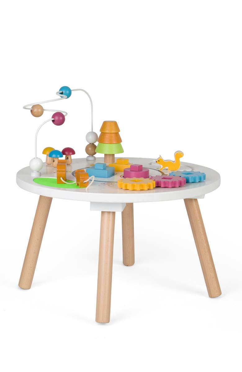 Bigjigs Toys FSC<sup>®</sup> Certified Animal Activity Table, Alternate, color, White