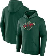 FANATICS Men's Fanatics Branded Green Minnesota Wild Primary Logo Pullover Hoodie