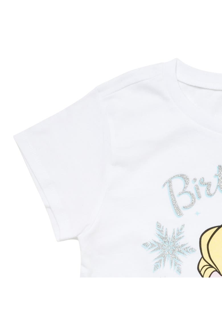 Frozen Birthday Graphic T-Shirt, Alternate, color, Elsa White
