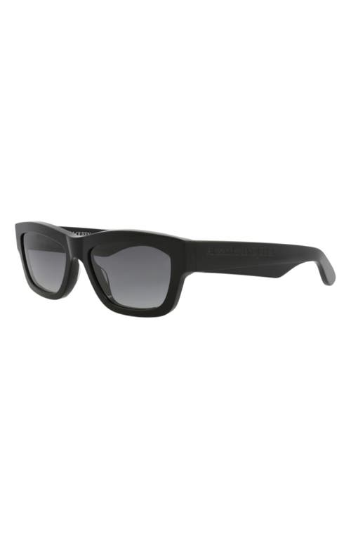Alexander Mcqueen Mcqueen 56mm Square Sunglasses In Black