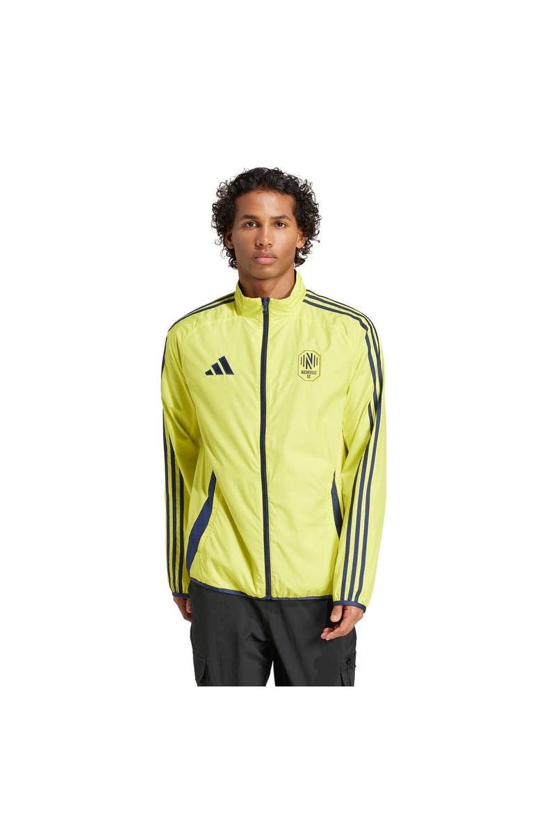 adidas Men's adidas Yellow/Navy Nashville SC 2025 Anthem Reversible Full-Zip Jacket, Alternate, color, Yellow
