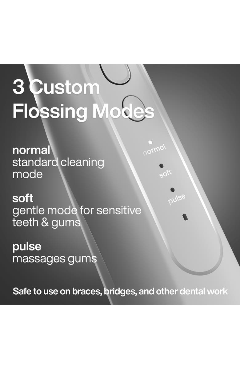 AQUASONIC Icon Stone Flosser, Alternate, color, Stone