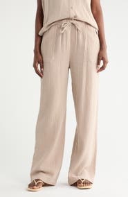 Splendid Cotton Gauze Pull-On Pants