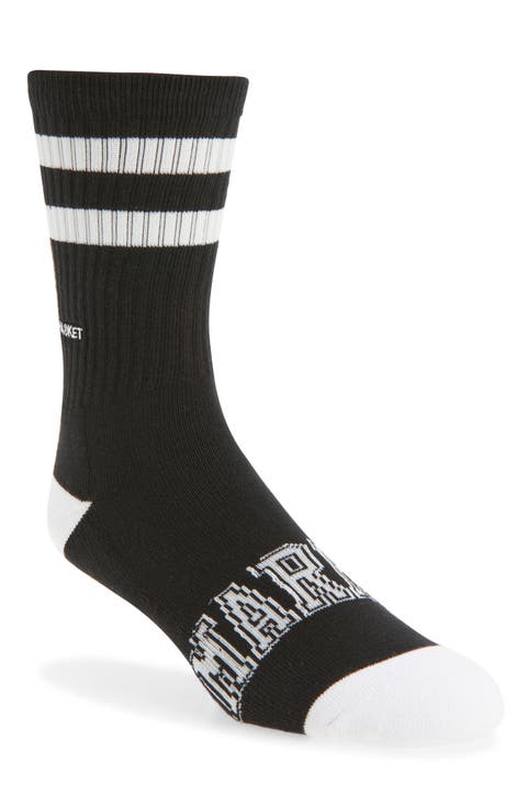 Core Stripe Crew Socks