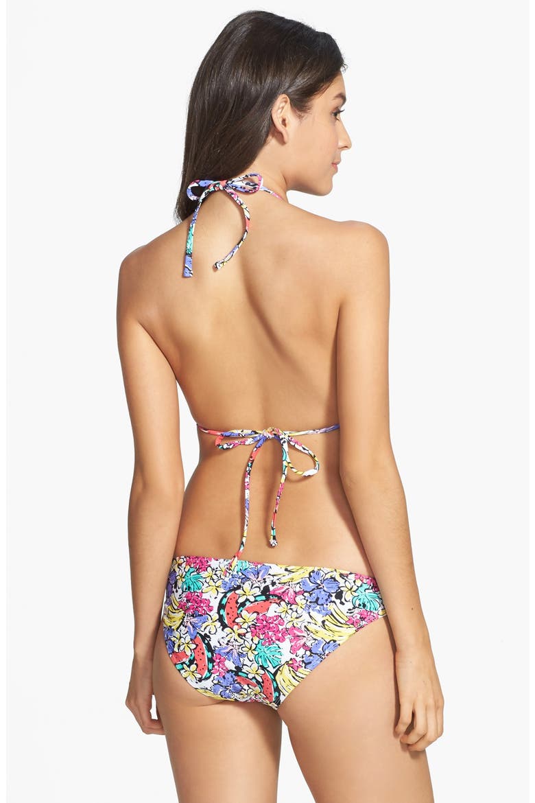 Print Basic Bikini Bottoms, Alternate, color, TROPICAL FRUIT