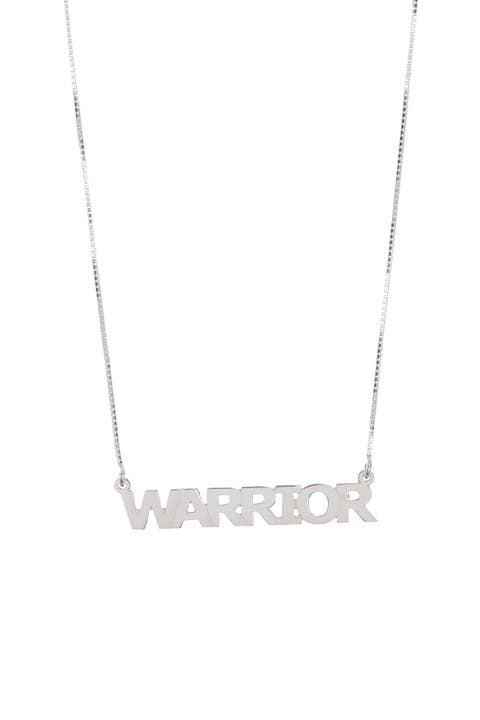 Word Pendant Necklace