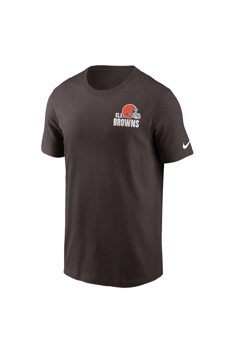 Men's Nike Brown Cleveland Browns Blitz Essential T-Shirt, Alternate, color, Brown
