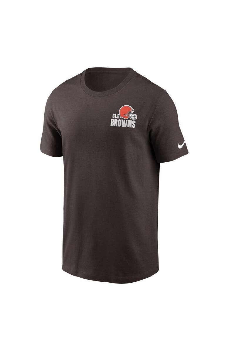 Nike Men's Nike Brown Cleveland Browns Blitz Essential T-Shirt, Alternate, color, Brown