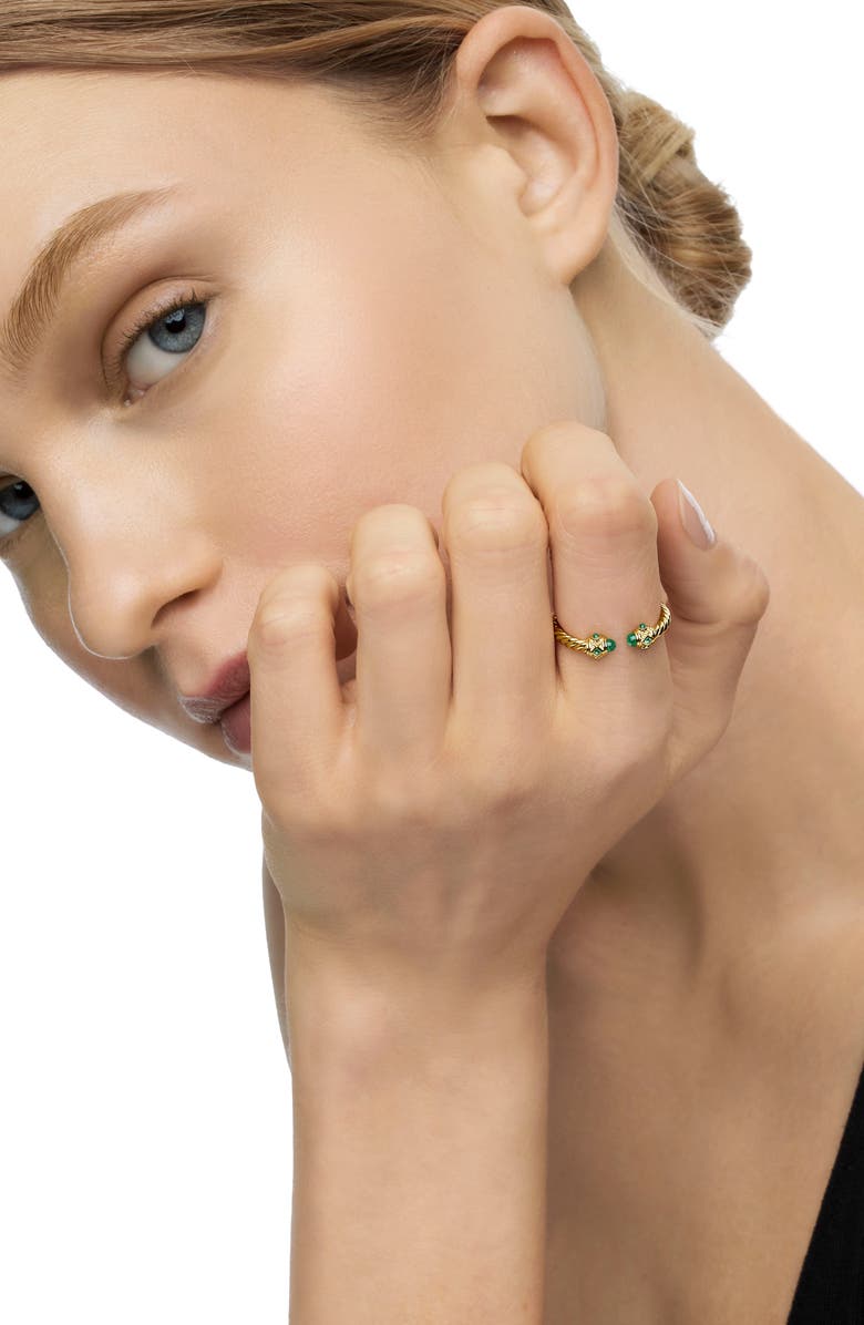 Renaissance Full Pavé Ring in 18K Gold