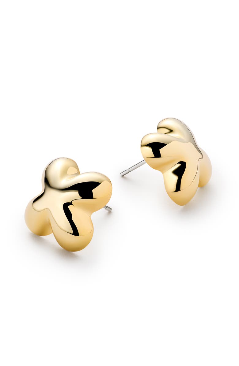 Ana Luisa Cassia Stud Earrings, Alternate, color, Gold / Silver