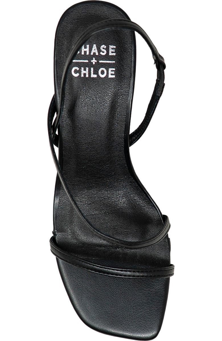 CHASE AND CHLOE Nailee Kitten Heel Sandal, Alternate, color,