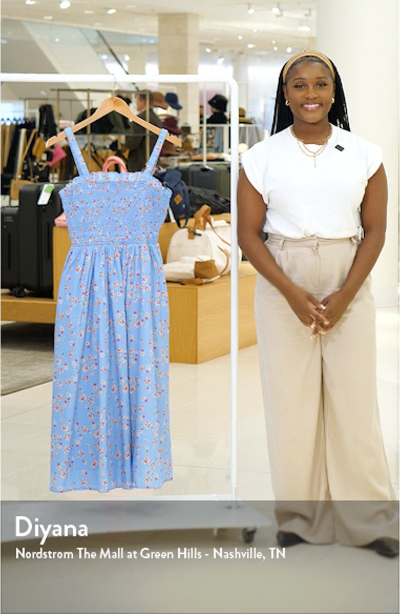 Smocked Floral Sundress, sales video thumbnail
