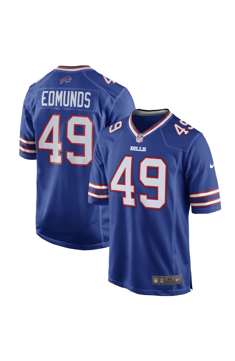 Nike Men's Nike Tremaine Edmunds Royal Buffalo Bills Game Player Jersey, Main, color, 