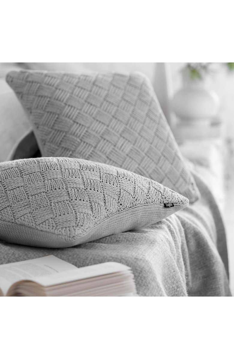 Togas Kathone Decorative Pillow, Alternate, color, Grey