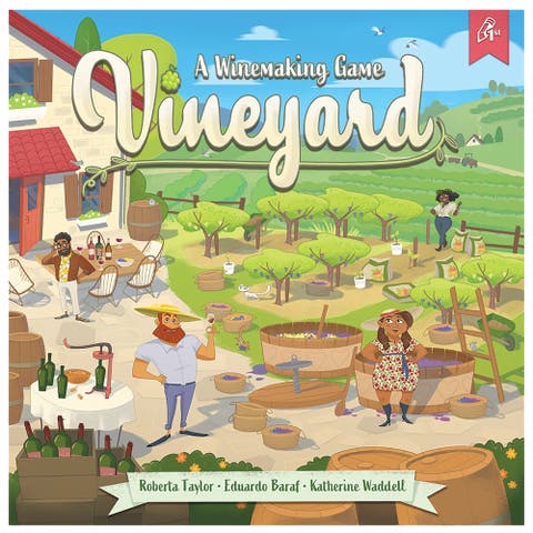 Vineyard, A Wine Making Board Game, Push Your Luck, Ages 13+