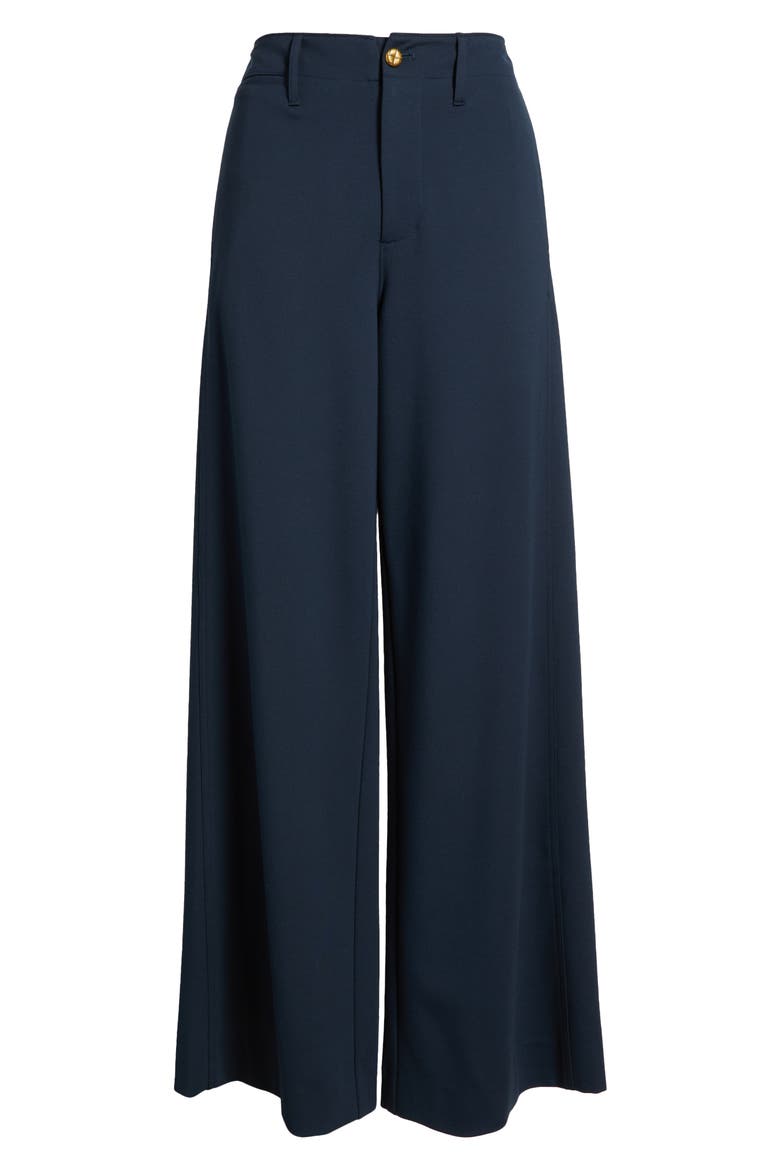 Sofie High Waist Wide Leg Ponte Knit Pants, Alternate, color, SAL