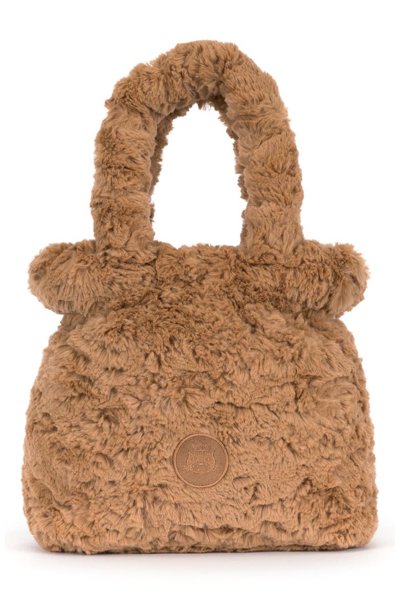 Bartholomew Bear Handbag, Alternate, color, BROWN