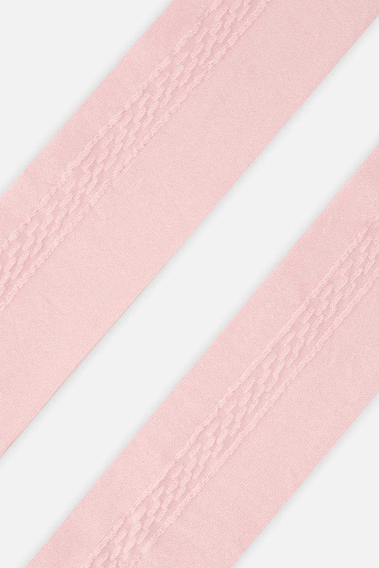 Knit Textured Cotton Blend Stretch Tights, Alternate, color, Dusty Pink