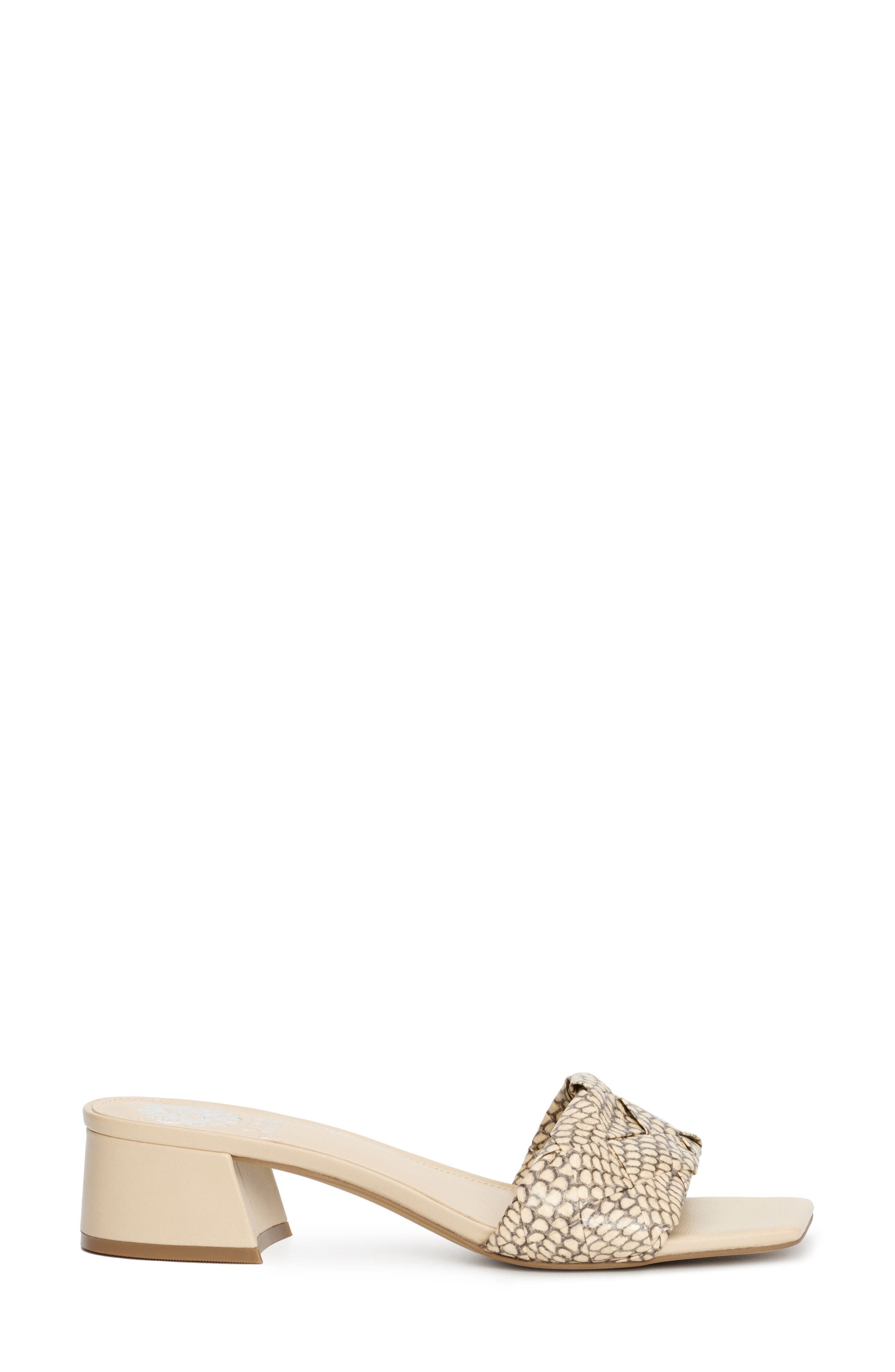 Semtera Block Heel Slide Sandal, Alternate, color, BONE