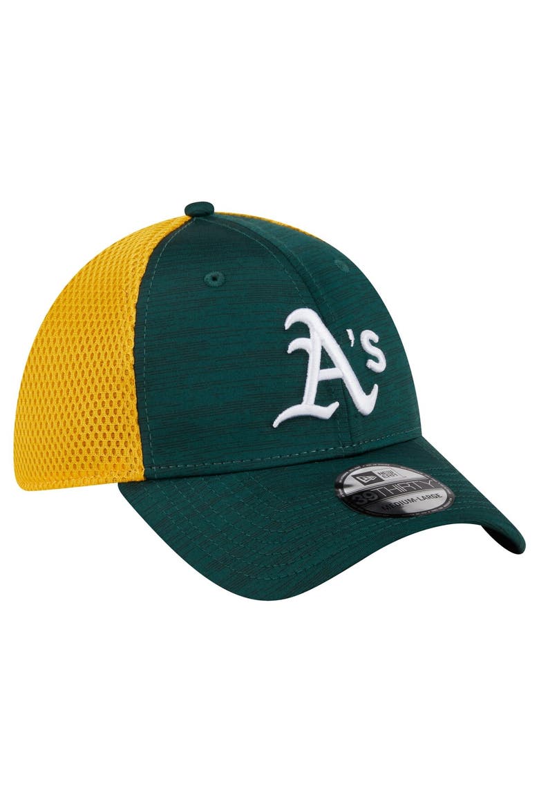 Men's New Era Green Oakland Athletics Neo 39THIRTY Flex Hat, Alternate, color, Green