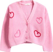 NEXT Kids' Lovebug Embroiderd Cotton Cardigan