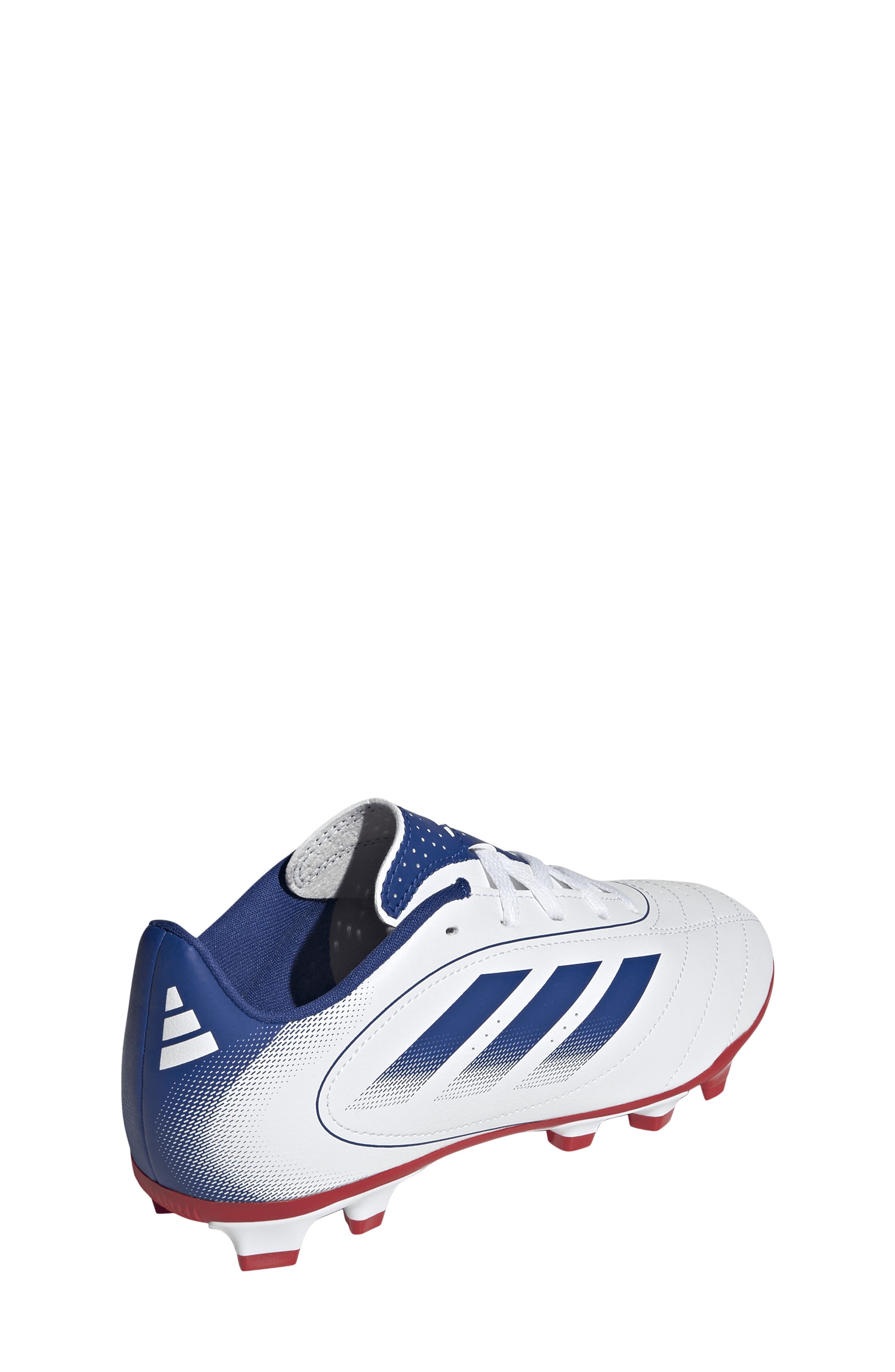 adidas Kids' Goletto IX Soccer Cleat, Alternate, color, White/ Royal Blue/ Scarlet