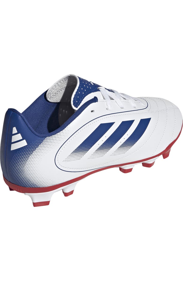 adidas Kids' Goletto IX Soccer Cleat, Alternate, color, White/ Royal Blue/ Scarlet