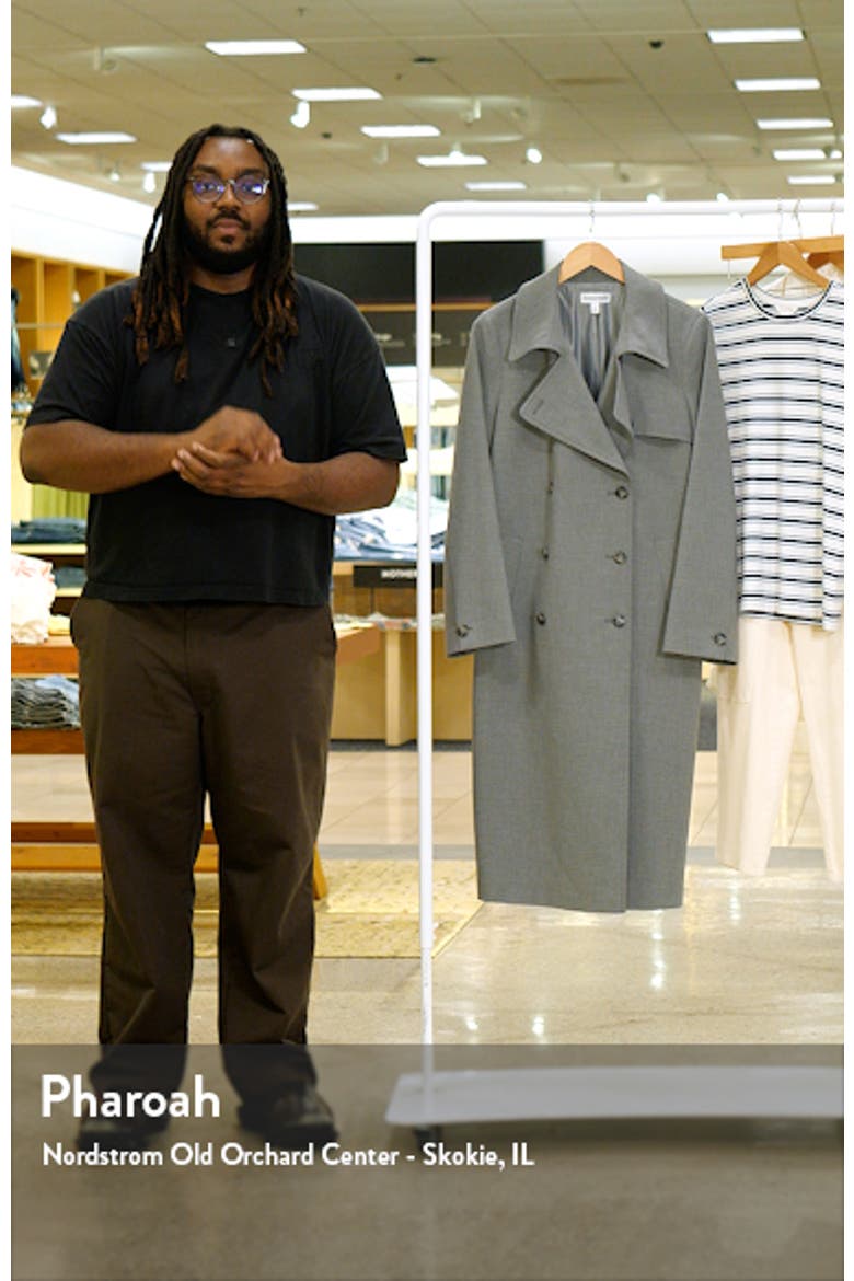 Oversize Double Breasted Trench Coat video