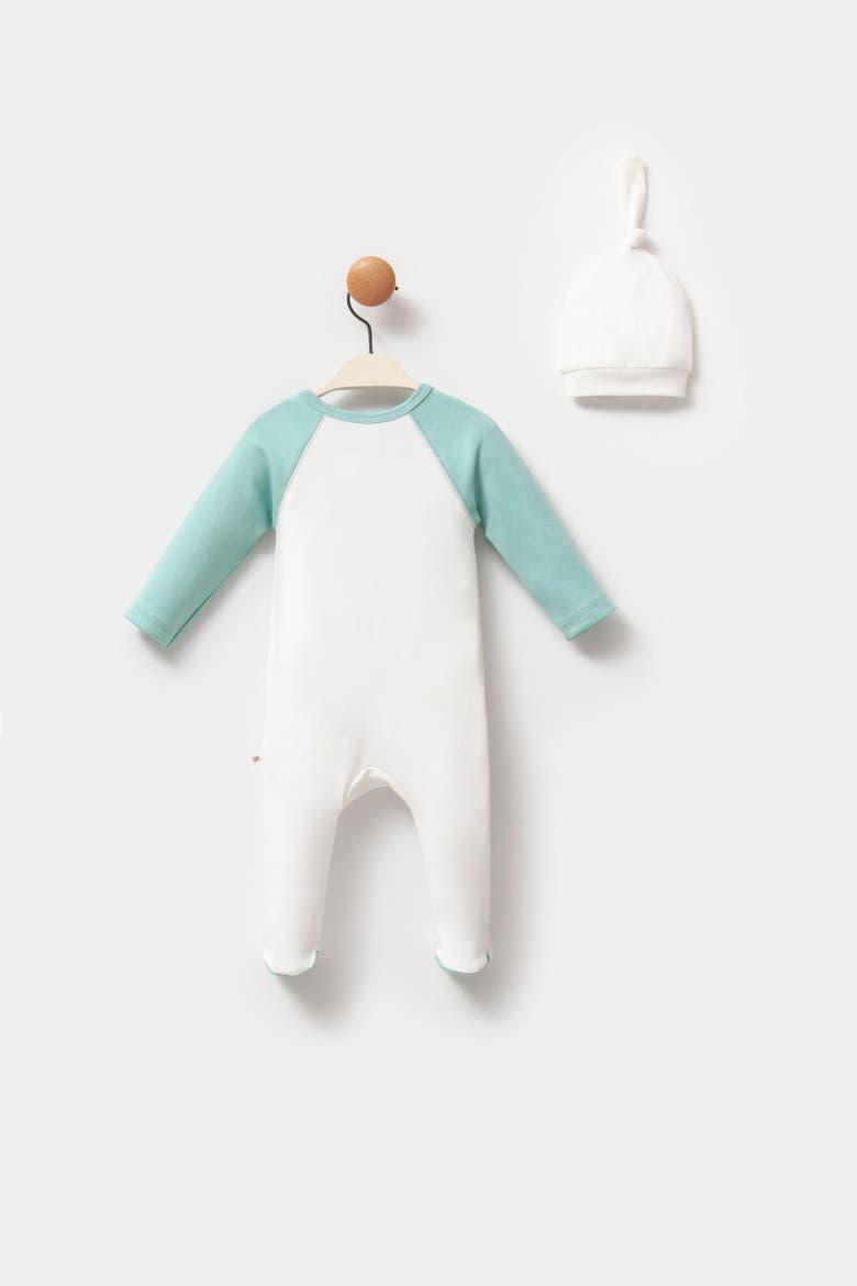 Love The Planet One-Piece Set, Alternate, color, Blue-Green