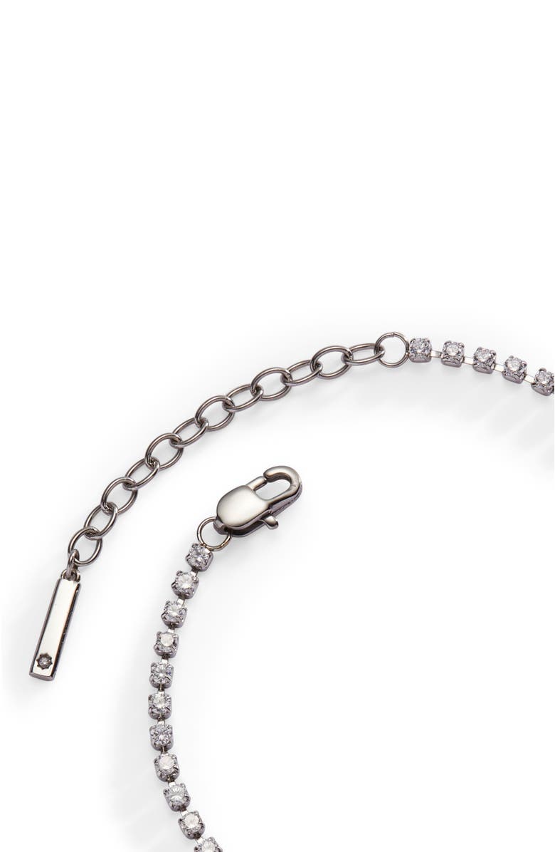 Alex and Ani Babe Tennis Chain Bracelet, Alternate, color, Silver