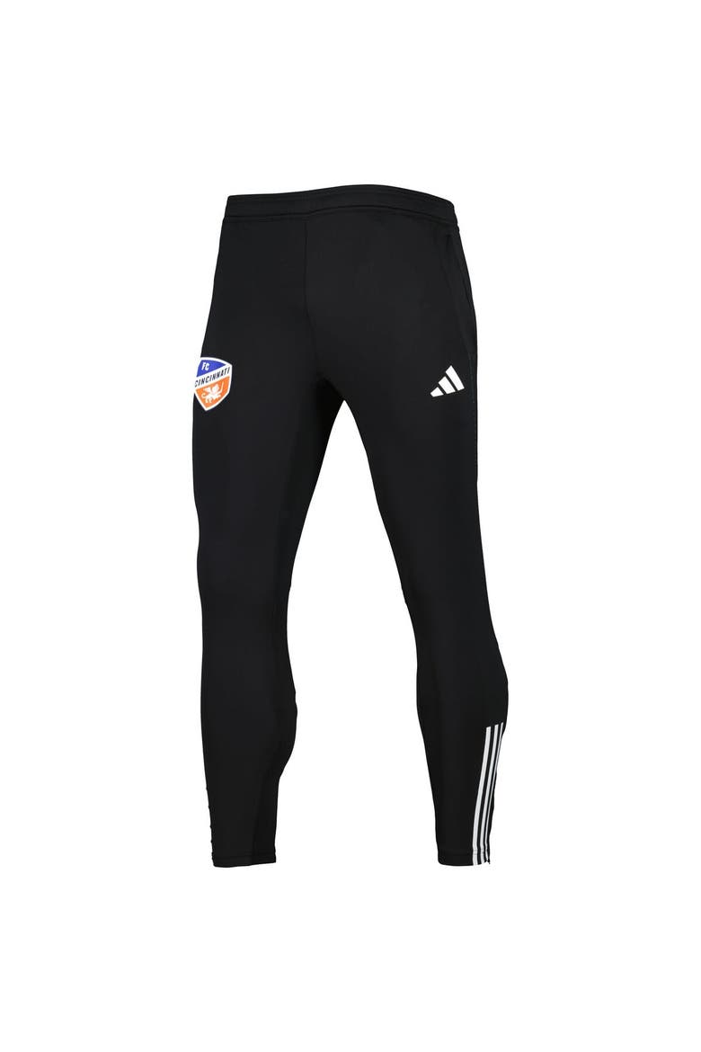 Men's adidas Black FC Cincinnati 2023 On-Field Team Crest AEROREADY Training Pants, Alternate, color, Black