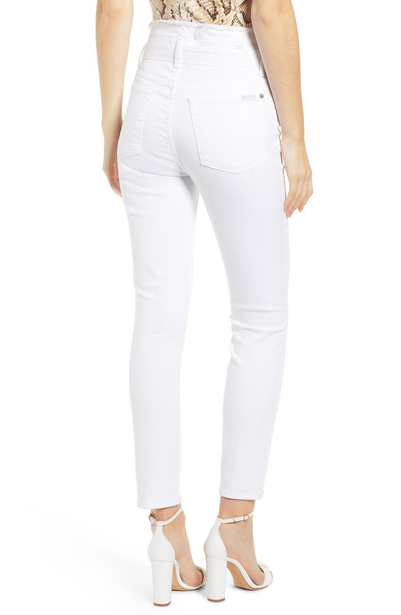 7 For All Mankind <sup>®</sup> Paperbag Waist Jeans, Alternate, color, 