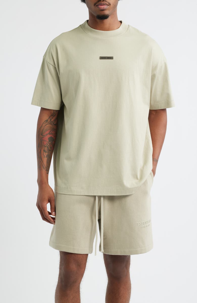 Fear of God Essentials Classic Fit Logo Graphic T-Shirt, Main, color, Abbey Stone