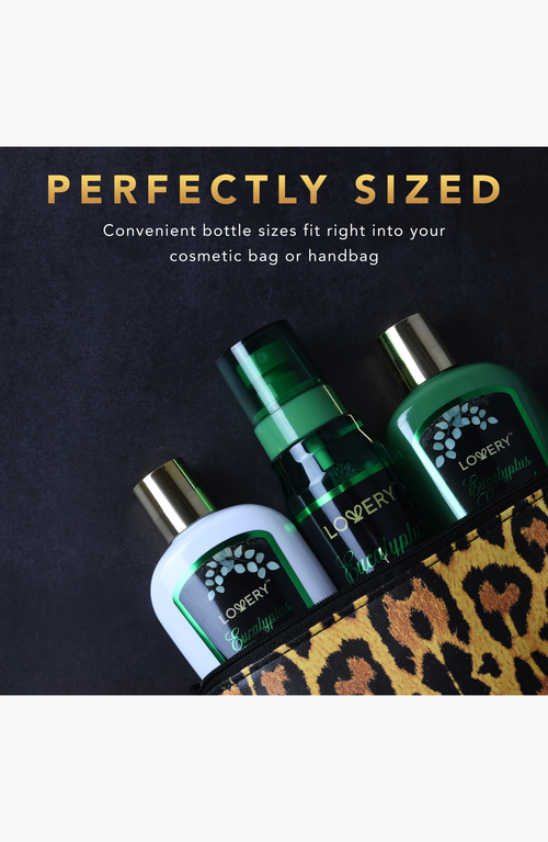 Lovery Eucalyptus Spearmint Bath And Body Travel Set In Multi