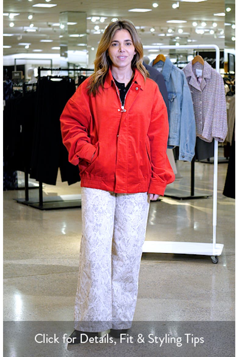 Kenny Oversize Corduroy Bomber Jacket video