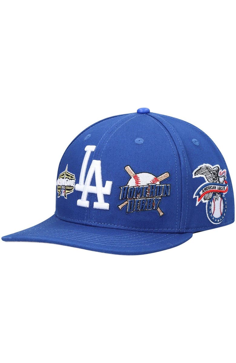 PRO STANDARD Men's Pro Standard Royal Los Angeles Dodgers All-Star Multi Hit Wool Snapback Hat, Main, color, Royal