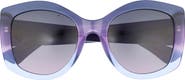 Kurt Geiger London 53mm Gradient Cat Eye Sunglasses