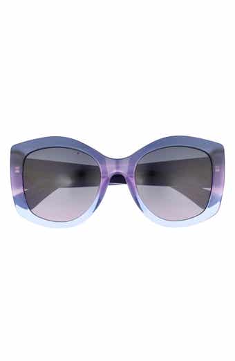 53mm Gradient Cat Eye Sunglasses