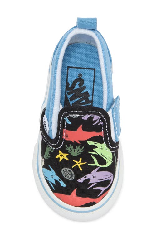 Vans Kids' Glow In Glow Sharks Blue/multi