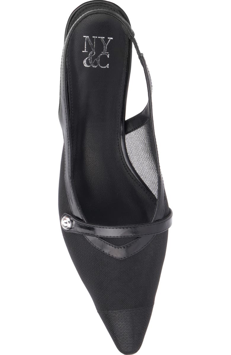 NEW YORK AND COMPANY Kristie Slingback Pump, Alternate, color, Black