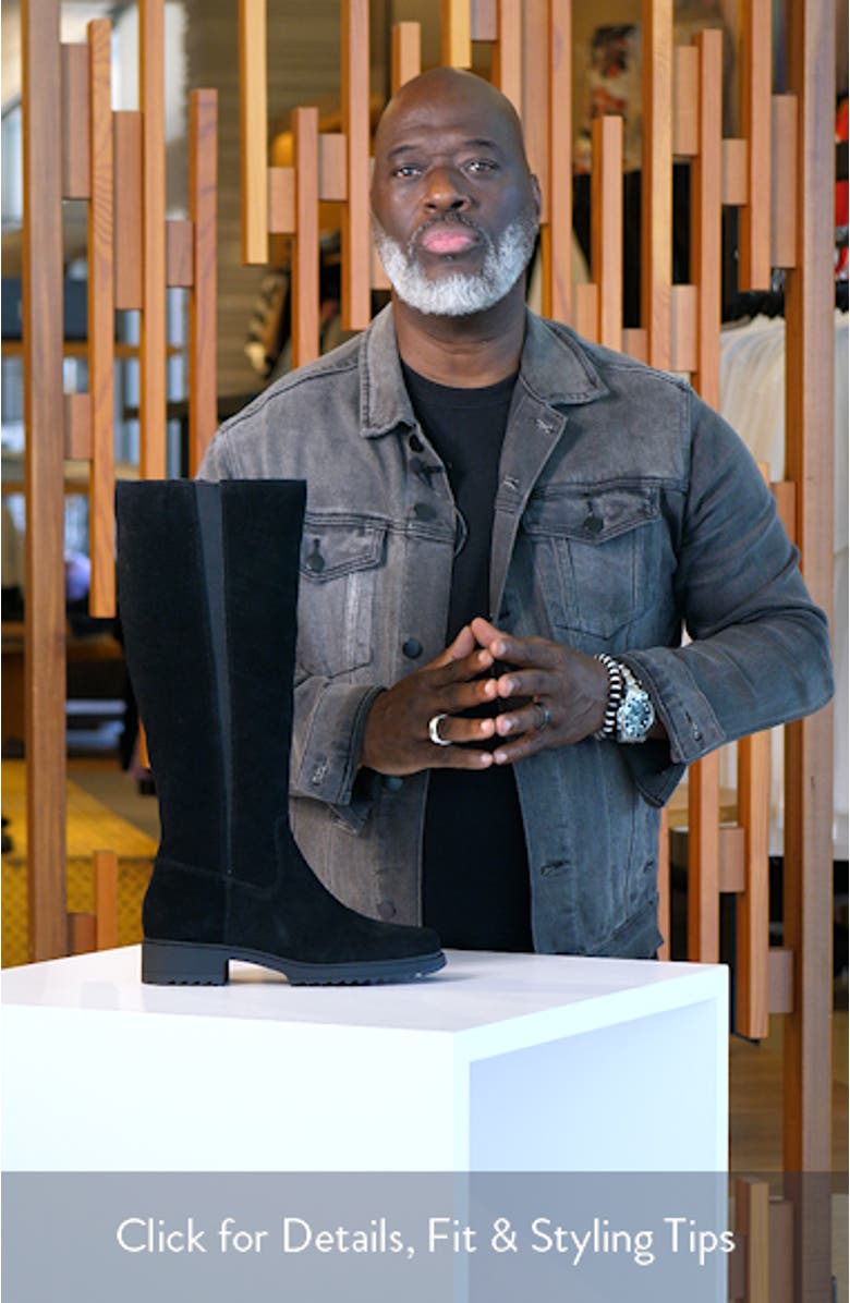 Ciana Waterproof Knee High Riding Boot, sales video thumbnail