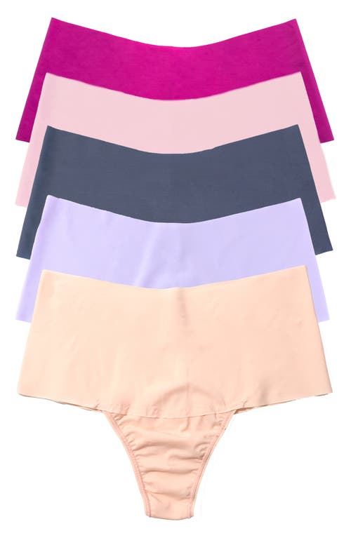 Hanky Panky Breathe 5-pack High Waist Thongs