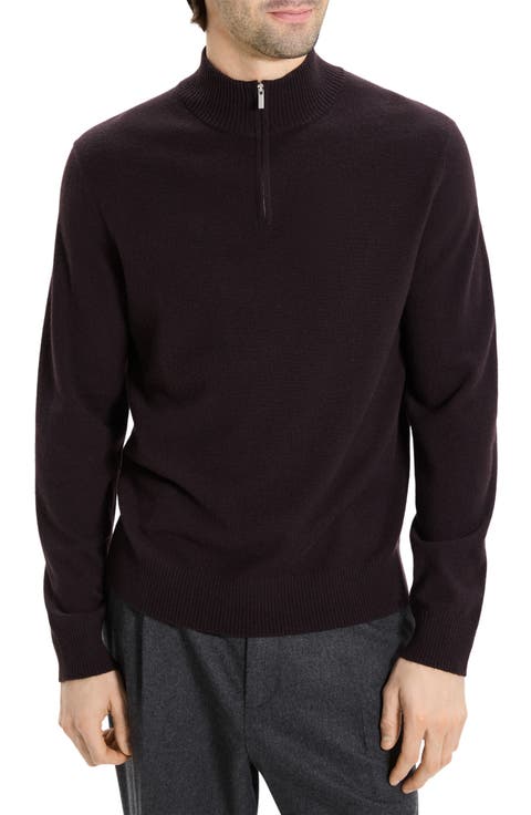 Hilles Quarter Zip Cashmere Sweater
