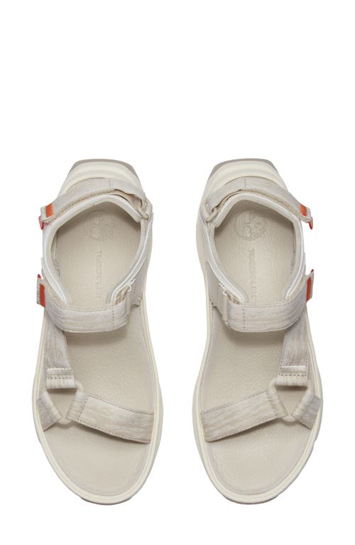 Timberland Motion Dune Sandal In White Webbing