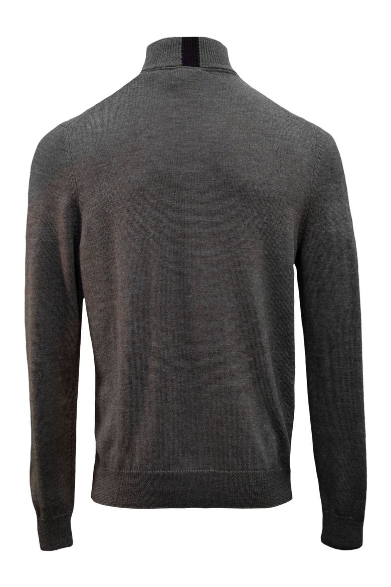 Quest Fully Fashioned Quarter-zip Merino Sweater, Alternate, color, Olive Twist